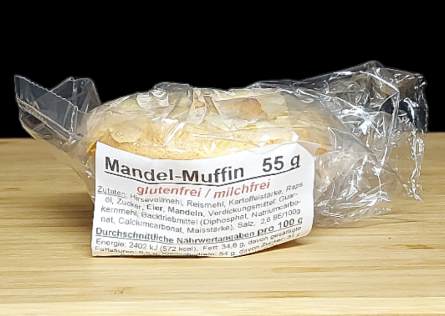 Mandelmuffin glutenfrei, 55g