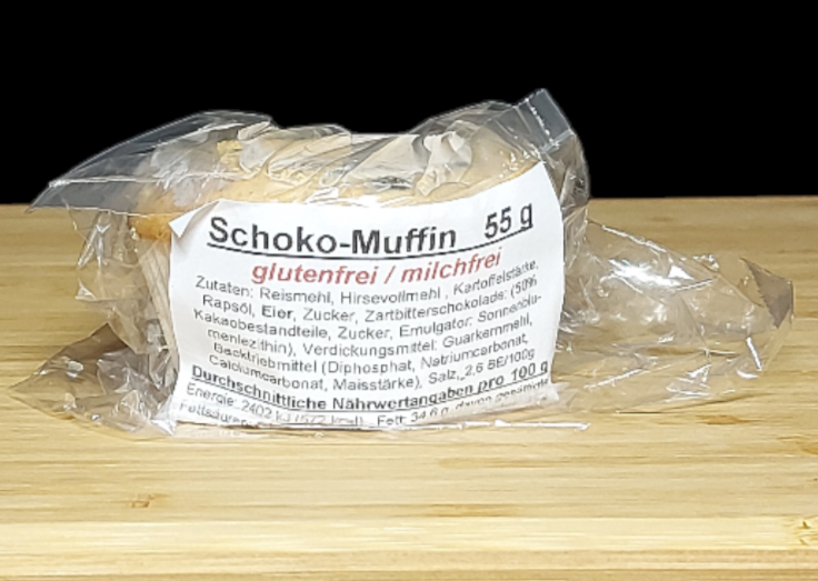 Schokomuffin glutenfrei, 55g